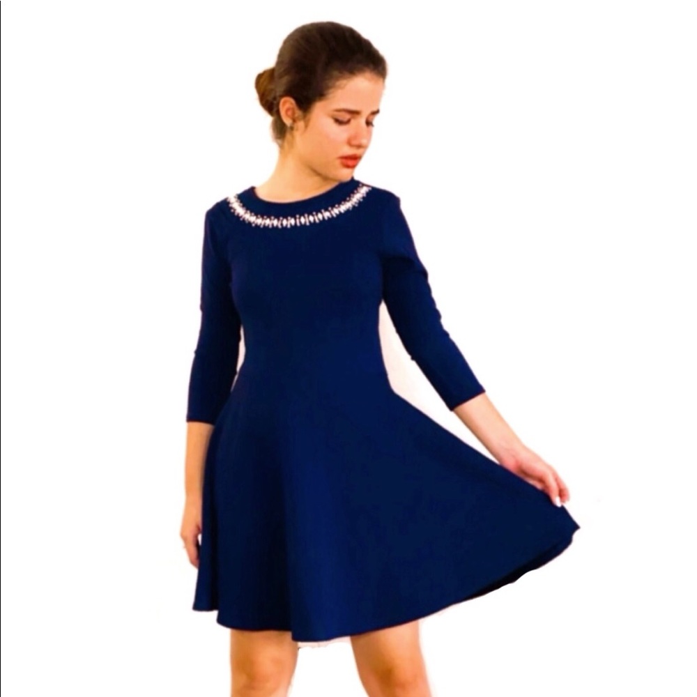 Blue dress